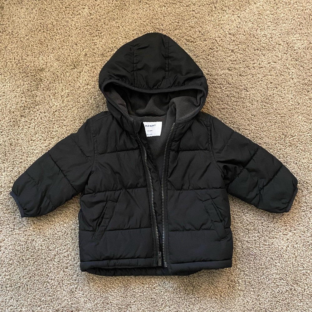 Little boys Old Navy puffer jacket